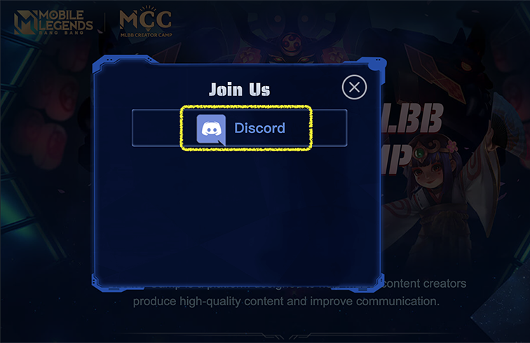 mlbb creator camp discord login | esports | How to join mlbb creator camp