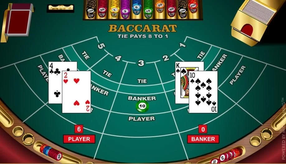 Baccarat Player Banker | Nustabet Gaming
