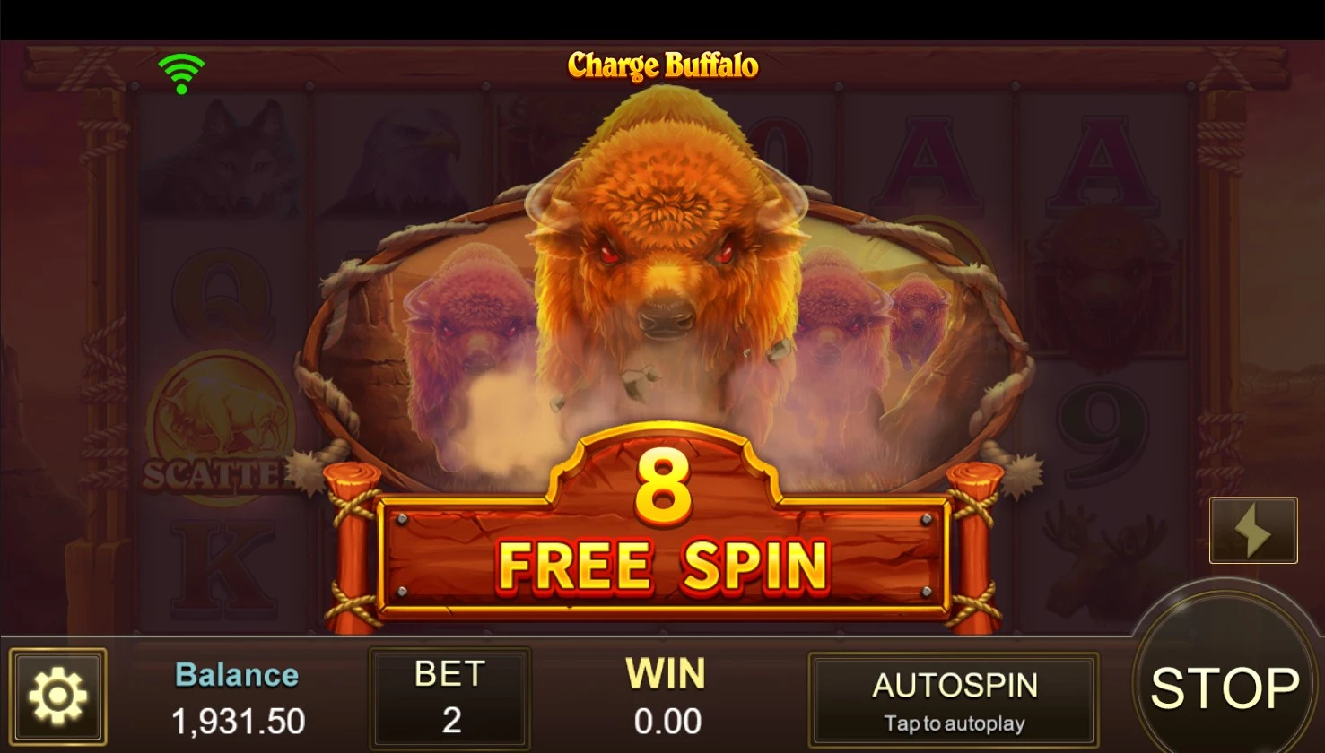 Charge Buffalo - 8 free spin | Jili Slot Games | Slot Machine Online