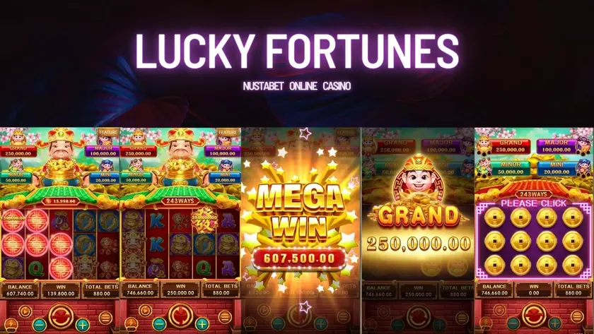 Lucky Fortunes | Fa Chai Slot | Nustabet Online Casino