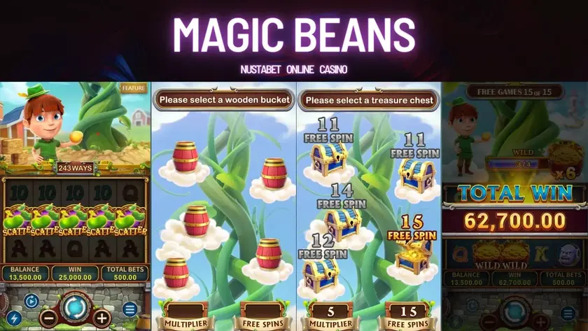 Magic Bean | Fa Chai Slot | Nustabet Online Casino