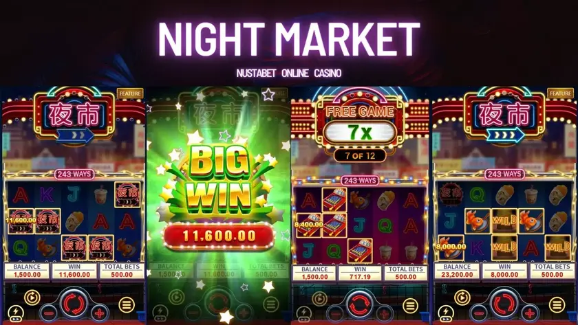 Night Market | Fa Chai Slot | Nustabet Online Casino