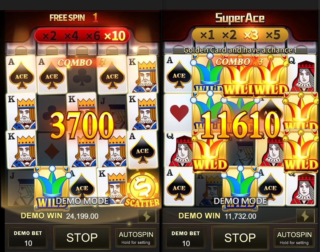 Super Ace Free Spin Golden Card | Best Jili Slot Game | Online Slot Machine with Real Money