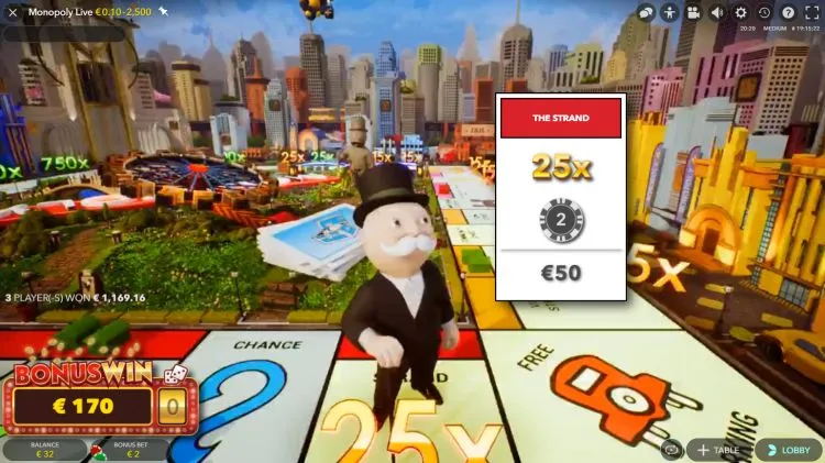 monopoly live bonus