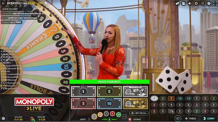 Features and Bonus Rounds in Monopoly Live