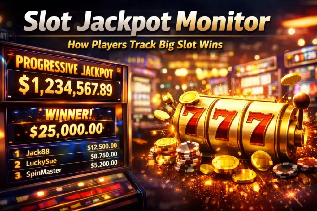 Slot Jackpot Monitor: How Players Track Big Slot Wins in Real Time